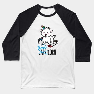 Unicorn capricorn cute funny Unicorn gift Baseball T-Shirt